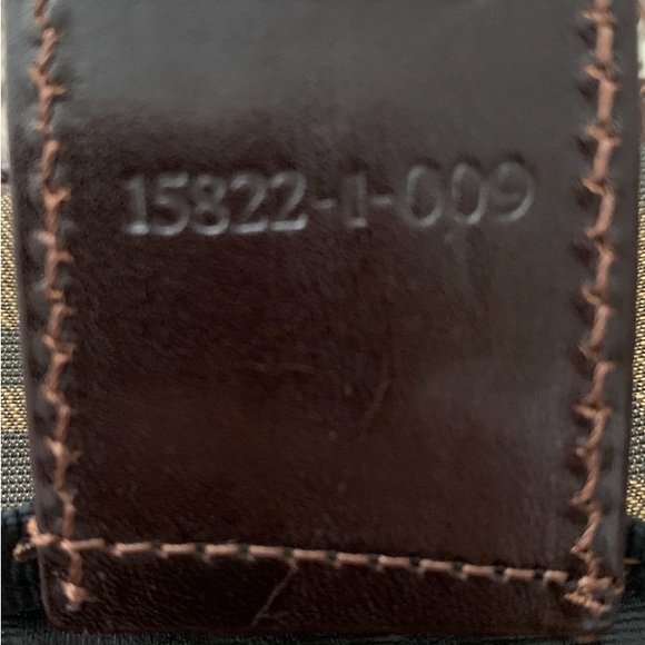 FENDI ZUCCA VINTAGE FOLDABLE NYLON/LEATHER MONOGRAM TOTE/ HANDBAG “DOUBLE F’S” - Picture 13 of 16